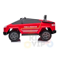 Kidsvip 12V Future Fire Truck W/ Rc - Édition anglaise