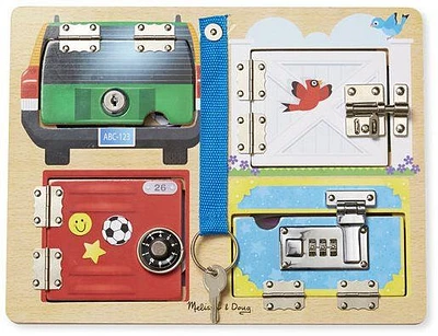 Melissa and Doug - Planche de serrure et de loquet