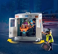 Playmobil - Ambulance avec enfant blessé