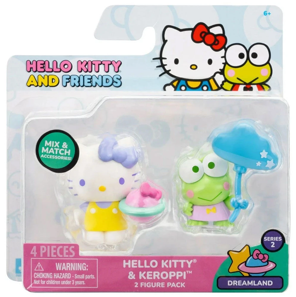 Hello Kitty et ses amis, ensemble de 2 figurines : Pays des rêves