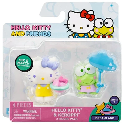 Hello Kitty et ses amis, ensemble de 2 figurines : Pays des rêves
