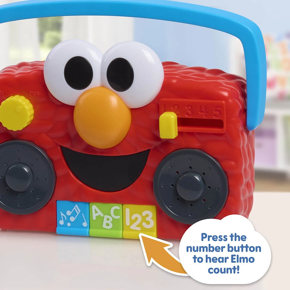 Boombox portable Elmo de Sesame Street - Notre exclusivité