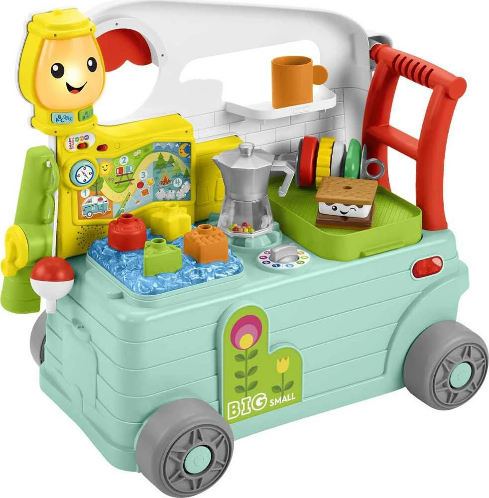 Fisher-Price - Caravane en balade 3 en 1 Rires et Éveil