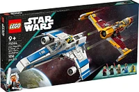 LEGO Star Wars E-Wing de la Nouvelle République vs le chasseur de Shin Hati 75364 (1 056 pièces)