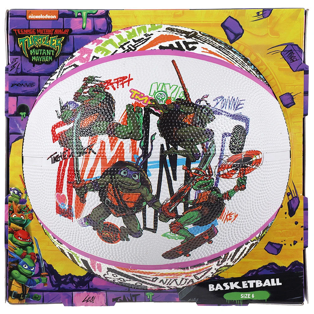 TMNT Graffiti Turtles Basketball Size 6