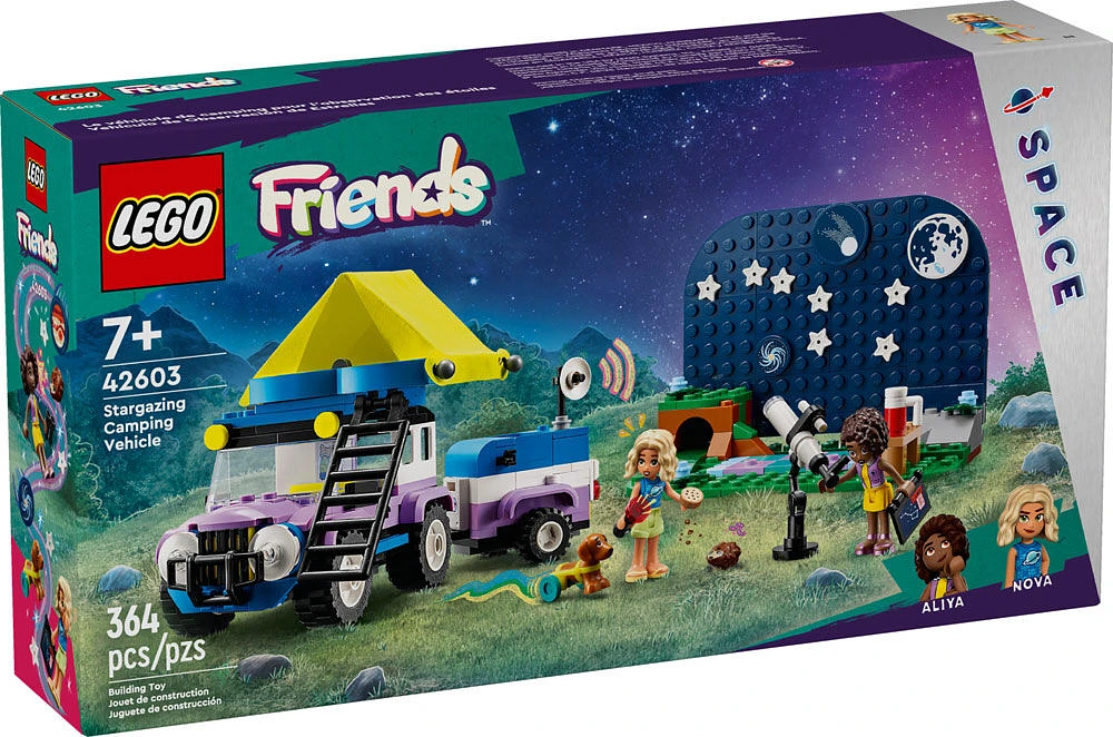 Jouet LEGO Friends Le véhicule de camping pour l'observation des étoiles 42603