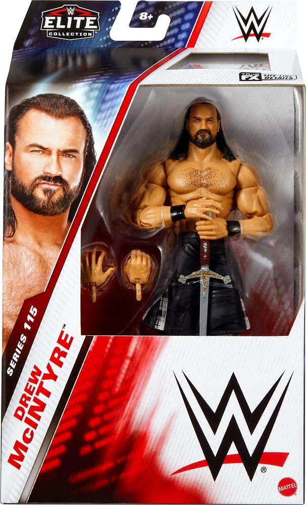 WWE-Élite Drew McIntyre-Figurine articulée 15cm Série115