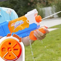 Nerf Super Soaker Flip Fill Water Blaster, 4 Spray Styles, Fast Fill, 30 Fluid Ounce Tank, Water Toys