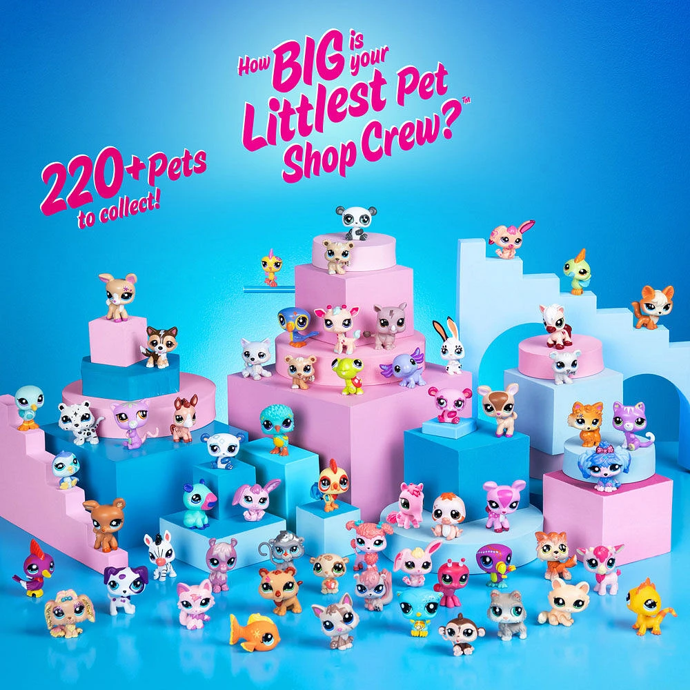 Littlest Pet Shop - Trio d'animaux de compagnie dans la série 3 de tubes