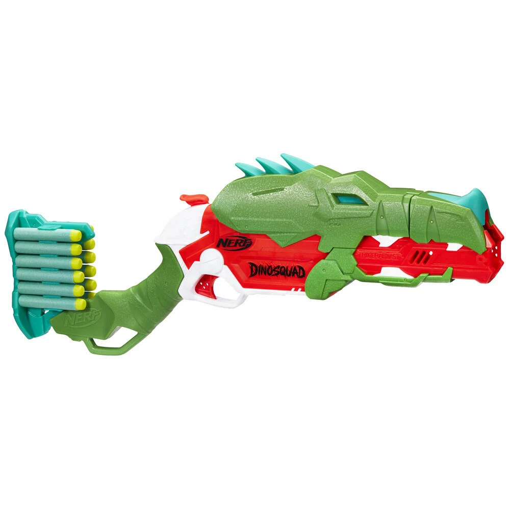 Nerf DinoSquad Combo Pack, 2 blasters Nerf aux designs de dinosaures exclusifs, 15 fléchettes en mousse Nerf Elite - Notre exclusivité