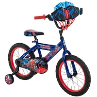 Vélo, Spider-Man de Marvel par Huffy 16 pouces, Rouge et Bleu - Notre exclusivité