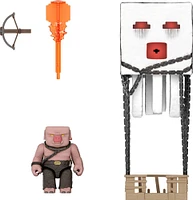 Minecraft Blast Attack Ghast Action Figure Set with Lights, Sounds & More Inspired by the Movie