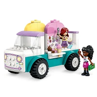 LEGO Friends Heartlake City Ice Cream Truck Toy - Preschool Building Blocks with 2 Minidolls - 42644