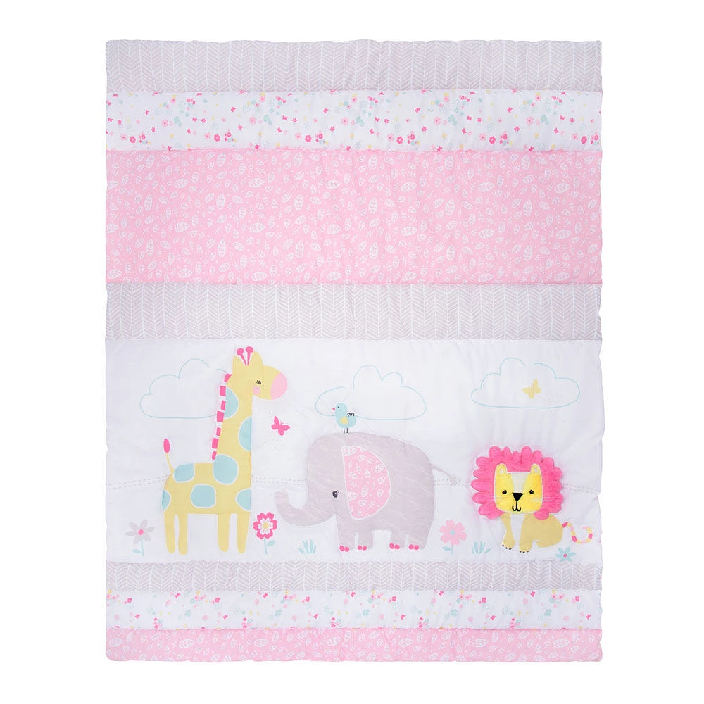 Sammy&Lou Jungle Girl 4 Pc Crib Bedding