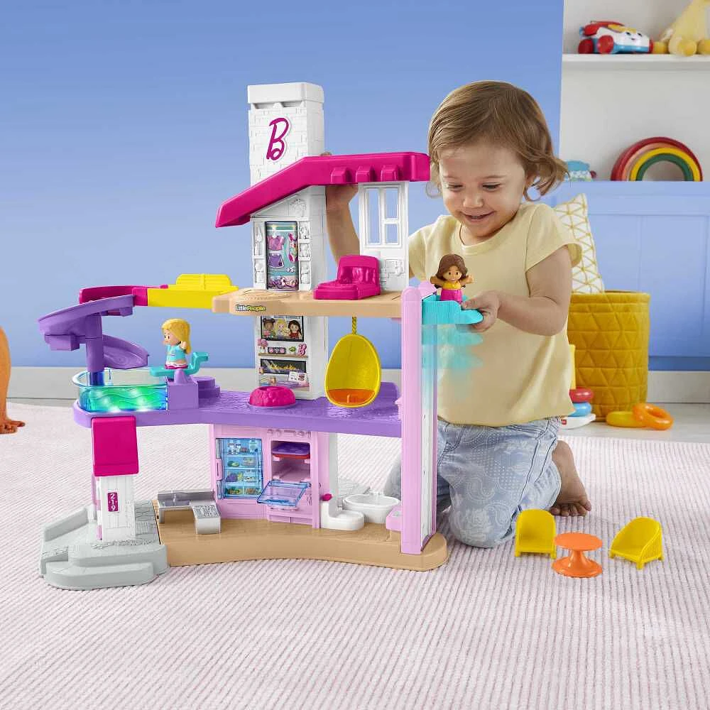 ​Petite Maison de rêve Barbie Little People de Fisher-Price - anglais et français