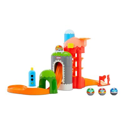 Little Tikes Learn and Play Roll Arounds Rollin' Railroad, Toy Train Playset for Toddlers Ages 18 Months and Up