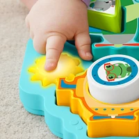 Fisher-Price Shapes & Sounds Vehicle Puzzle Baby Sorting Toy with Music & Lights