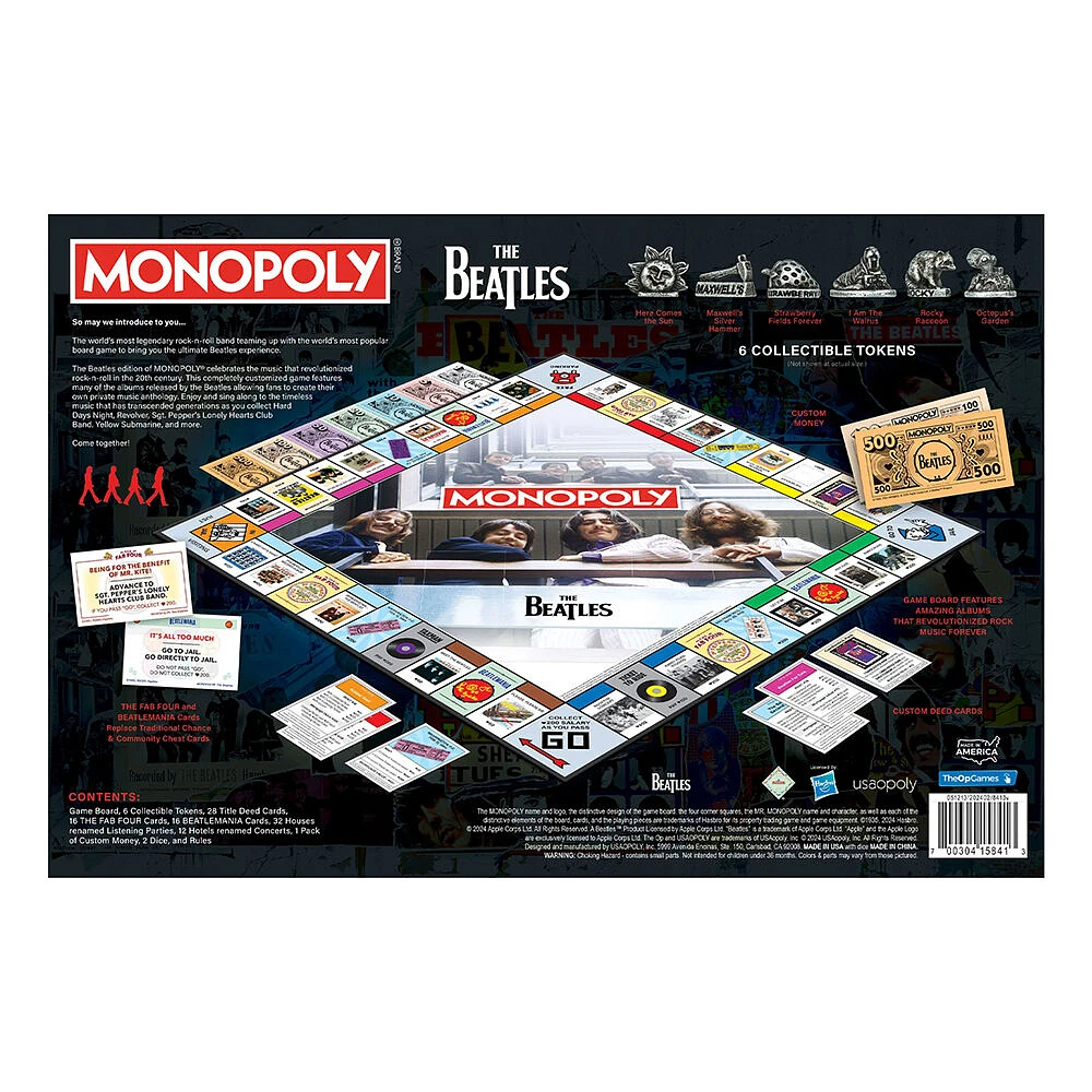 USAopoly MONOPOLY: The Beatles - Édition anglaise