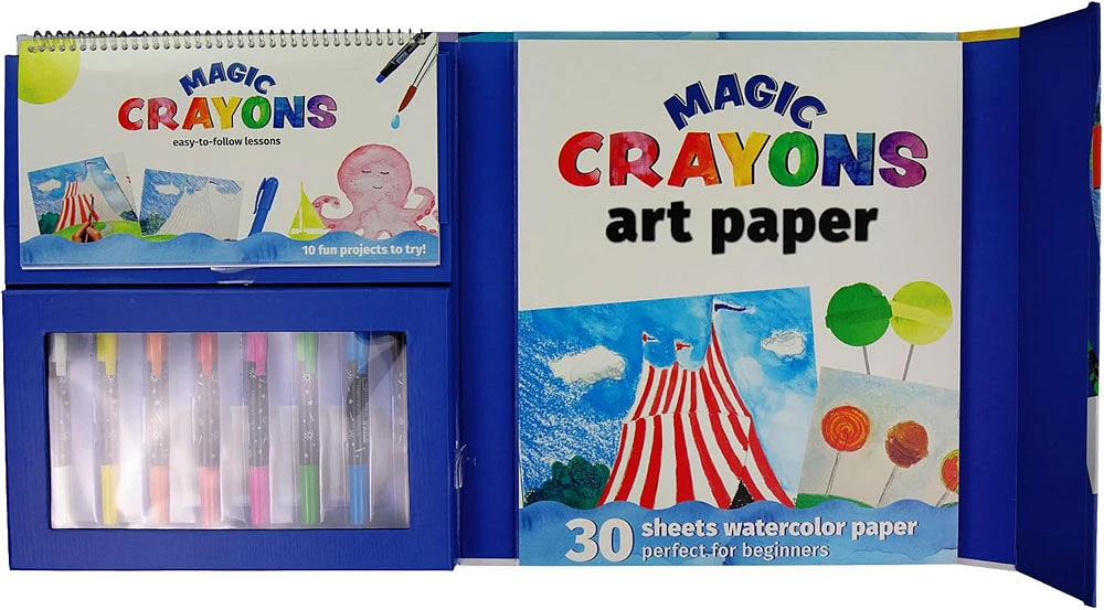 Petit Picasso Magic Crayons Kit - English Edition