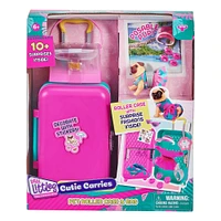 Real Littles: "Cutie Carries" - Étui et sac à roulettes pour animaux de compagnie