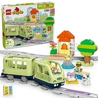 Jouet préscolaire éducatif pour tout-petits LEGO DUPLO Ma ville Le train d'aventures interactives 10427