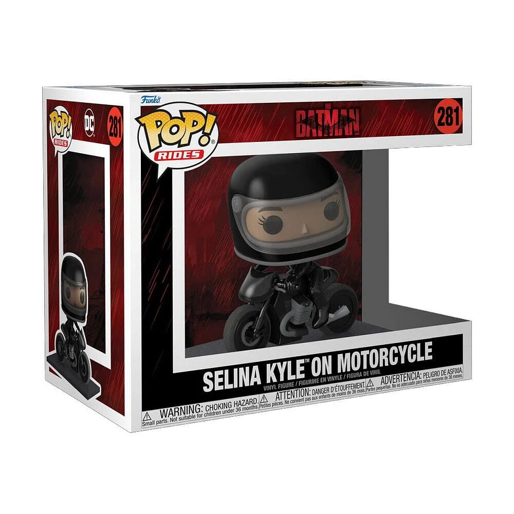 Funko POP! Ride DLX: The Batman- Selina Kyle on Motorcycle