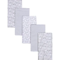 Paquet de 5 couvertures de flanelle pour bébé de Gerber
