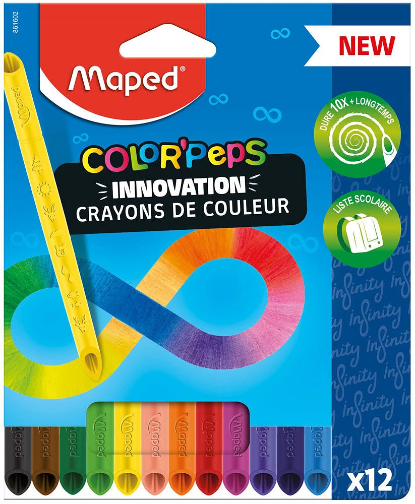 Maped Infinity Color Pencils 12Pk