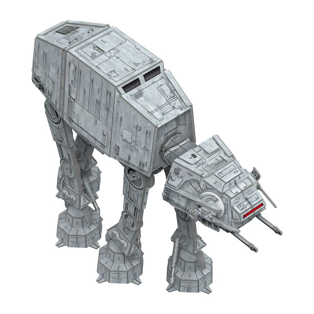 4D Build, Star Wars Imperial AT-AT Walker, 3D Paper Model Kit, 214 Piece Paper Model Kit