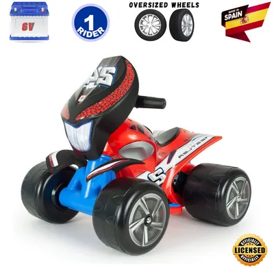 KidsVip Injusa 6V Wrestler Ride-On ATV