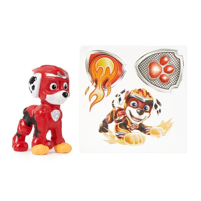 PAW Patrol : La Super Patrouille le film, Figurines Pup Squad, Marcus Super-Chiots, Figurines à collectionner Pat'Patrouille