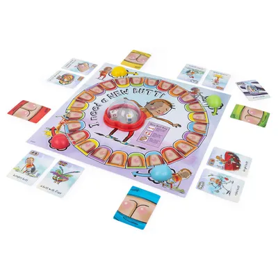 I Need a New Butt! The Game, Based on the Best-Selling Book with Butt Popper and Butt Cheek Tiles