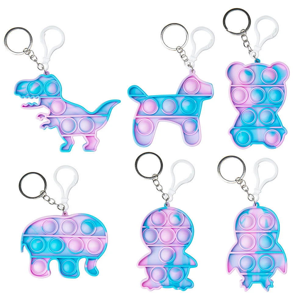 ALEX - Bubble Pop Key Chain Tye Dye - One per purchase