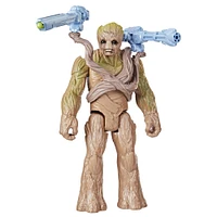 Marvel Studio's Gardiens de la galaxie Vol. 3, Titan Hero Series, figurine deluxe Blast 'N Battle Groot de 29 cm