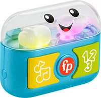 Fisher-Price Laugh & Learn Play Along Ear Buds Baby Musical Learning Toy, Multilanguage Version