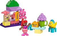 LEGO DUPLO Disney Ariel and Flounder's Café Stand, The Little Mermaid Toys, Kids Learning Toy, 10420