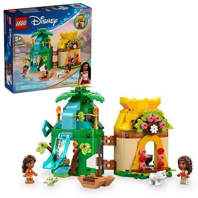 LEGO Disney Les jeux de Moana sur l'île, Modèle à construire avec maison pour minipoupée 43260