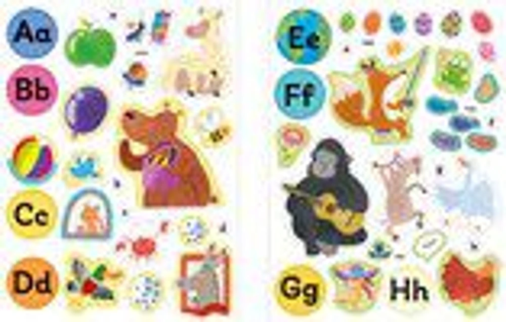 First Sticker Book: ABC - English Edition