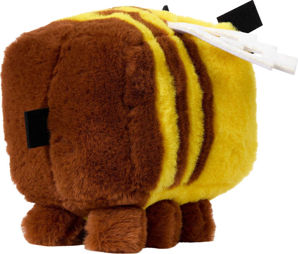 Minecraft Bee Plush Toy, 8-inch Collectible Soft Doll Inspired by A Minecraft Movie