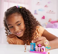 Barbie Mini BarbieLand Collectible Pet Boutique Playset with 1.5-inch Barbie Doll, Interactive Play Areas for Storytelling Fun