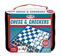 Grab & Go Games! Travel Chess & Checkers