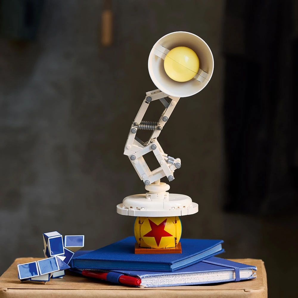 LEGO Ideas Disney Pixar Luxo Jr. Room Decor - Collectible Building Set for Adults 18+ - 21357