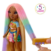 Rainbow High Hair Chalk & Style Meline - Rainbow & Gold 11" Doll