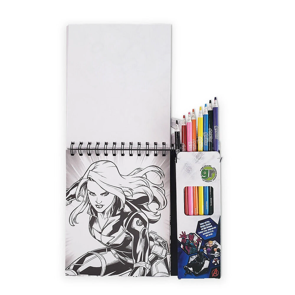 Eco Avengers Travel Colouring Activity