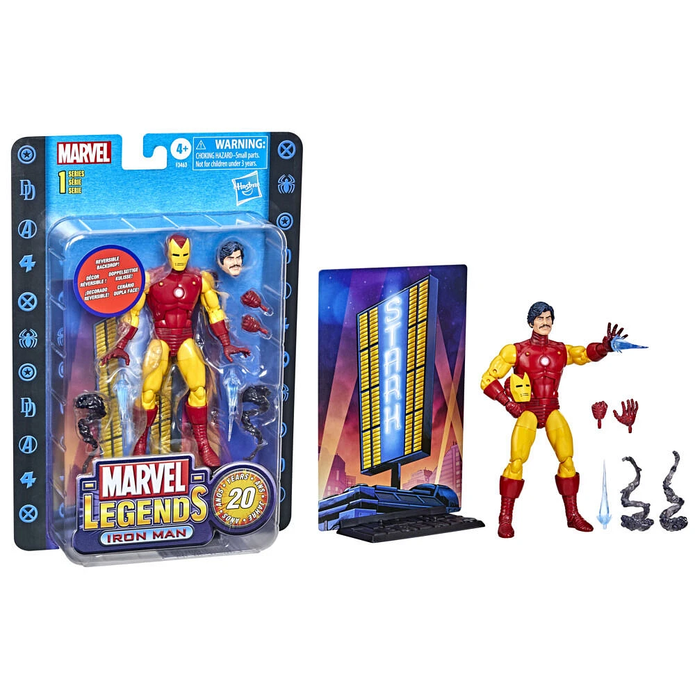 Marvel Legends 20th Anniversary Series 1 Iron Man 6-inch Action Figure Collectible Toy