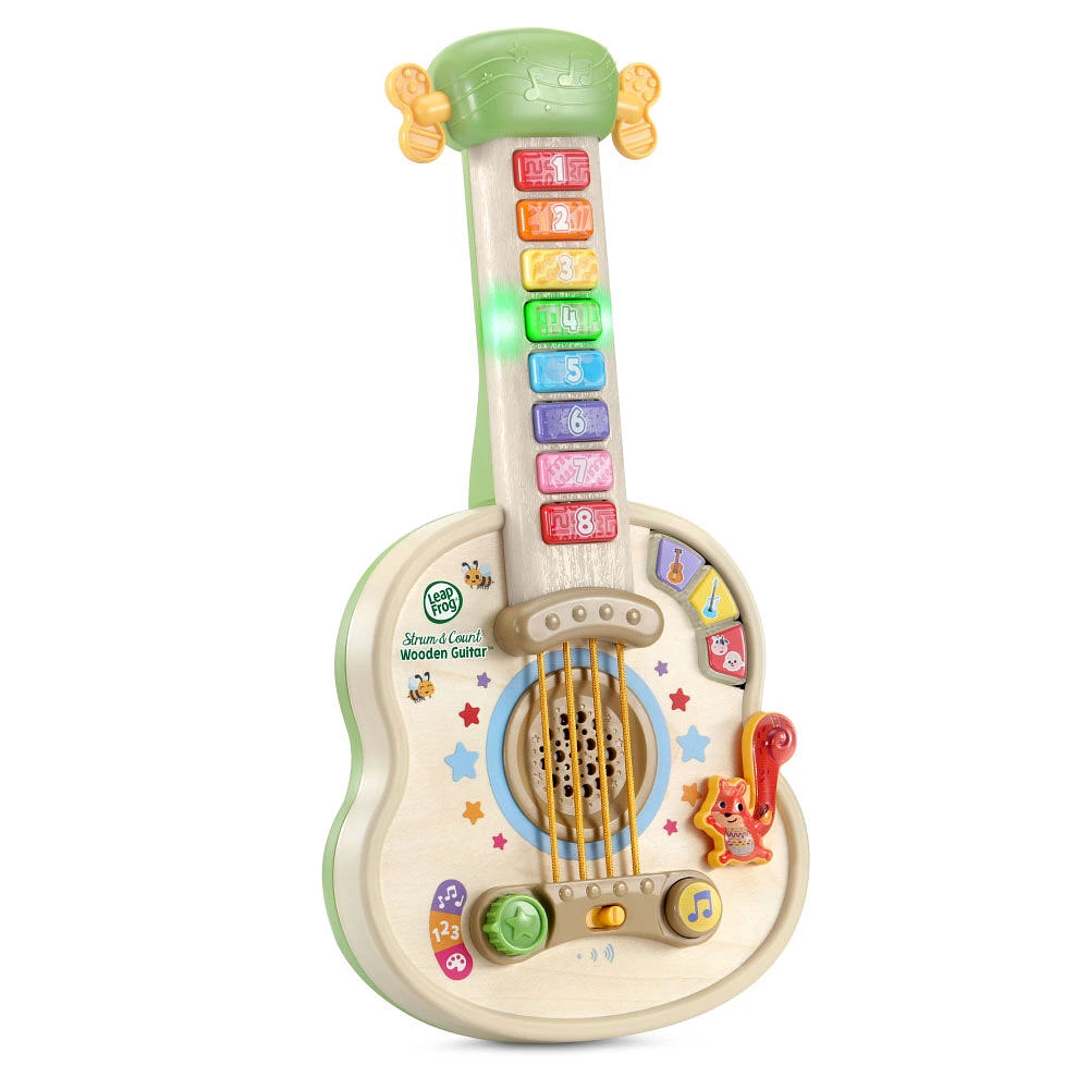 LeapFrog Strum & Count Wooden Guitar - English Edition