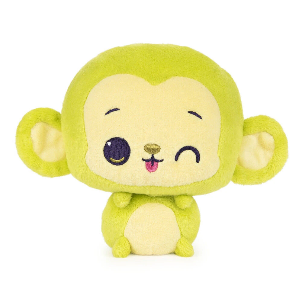 GUND Drops, Joey Bananas, Animal en peluche tout doux et expressif premium, vert, 15,2 cm