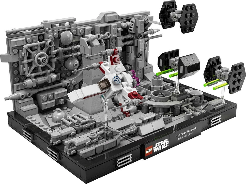 LEGO Star Wars Death Star Trench Run Diorama 75329 Building Kit (665 Pieces)