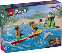 LEGO Friends Beach Water Scooter Lifeguard Toy Set for Kids, Learning and Imaginative Play 42623