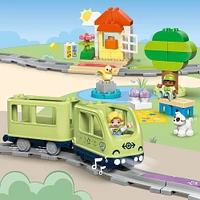 LEGO DUPLO Town Interactive Adventure Train Set - Learning Train Toy Playset with Lights and Sounds - 10427